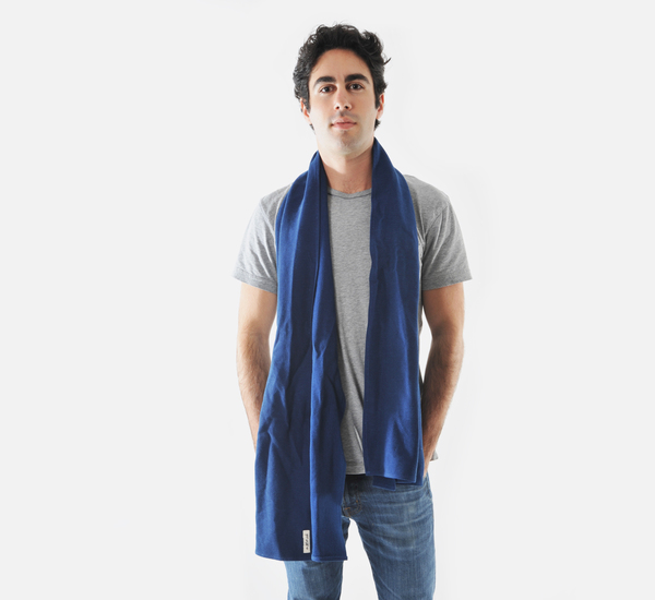 Selvedge Lightweight Indigo Scarf by The Hill-Side Selvedge Lightweight Indigo Scarf by The Hill-Side
