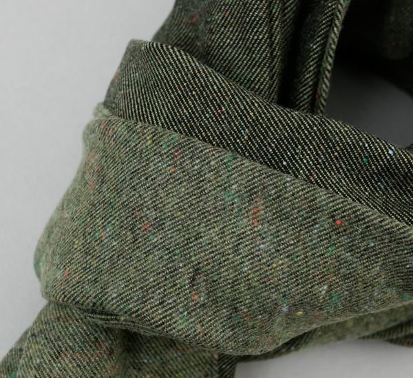 Unisex Olive Wool Galaxy Blend Scarf by The Hill-Side Unisex Olive Wool Galaxy Blend Scarf by The Hill-Side