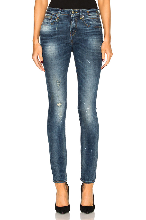 R13 'Jenny' Midrise Skinny in Beckton R13 'Jenny' Midrise Skinny in Beckton