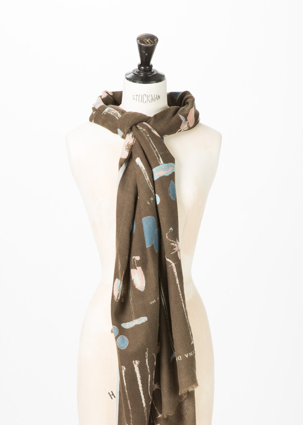 Epice Mushroom Print Shawl Epice Mushroom Print Shawl
