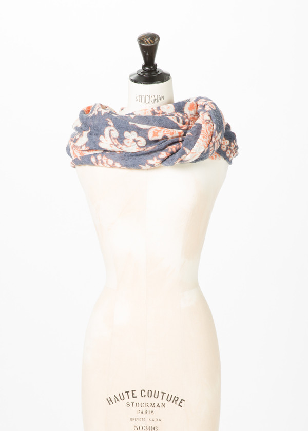 Epice Wool Botanical Print Shawl Epice Wool Botanical Print Shawl