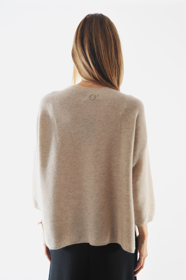Oyuna Knitted Beige Pullover by Oyuna Oyuna Knitted Beige Pullover by Oyuna