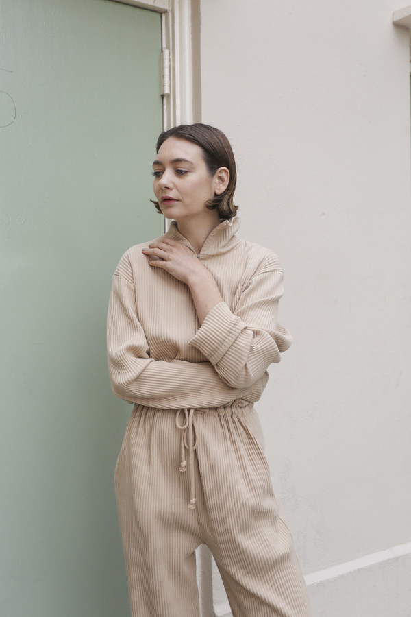 Baserange Doha Jumpsuit in Carl Johan Nude Baserange Doha Jumpsuit in Carl Johan Nude