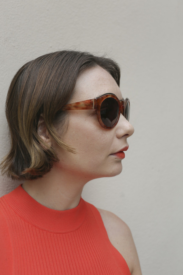 Kate Young x TURA Sunglasses in Amber Kate Young x TURA Sunglasses in Amber