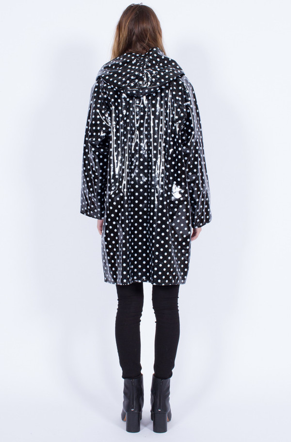Yo Vintage! POLKA DOT RAINCOAT (ONE SIZE) Yo Vintage! POLKA DOT RAINCOAT (ONE SIZE)