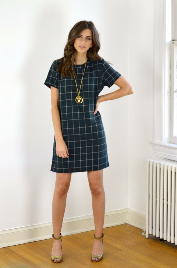 Margaux Lonnberg Mila Checks Dress Green Margaux Lonnberg Mila Checks Dress Green