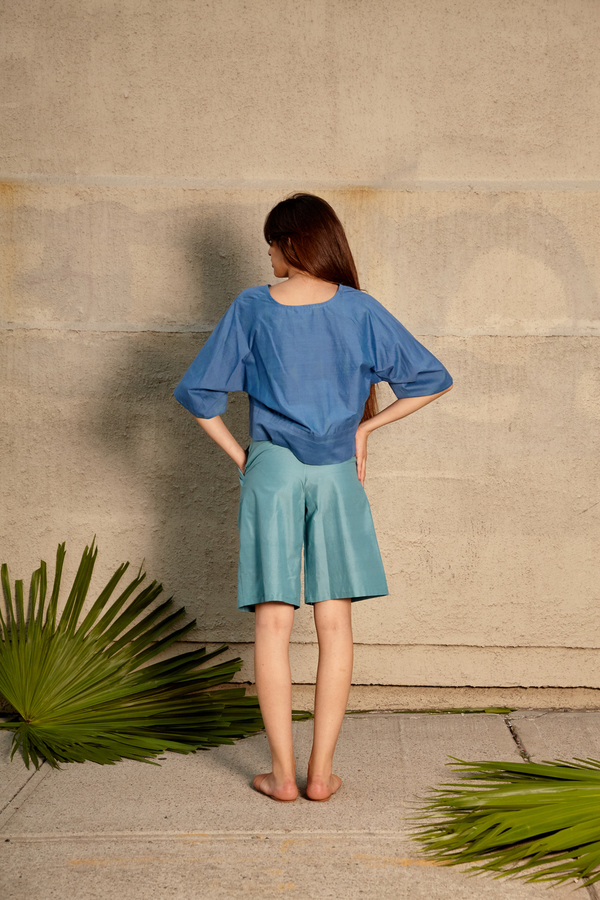 Tantuvi Kimono V-Neck- Seascape Tantuvi Kimono V-Neck- Seascape