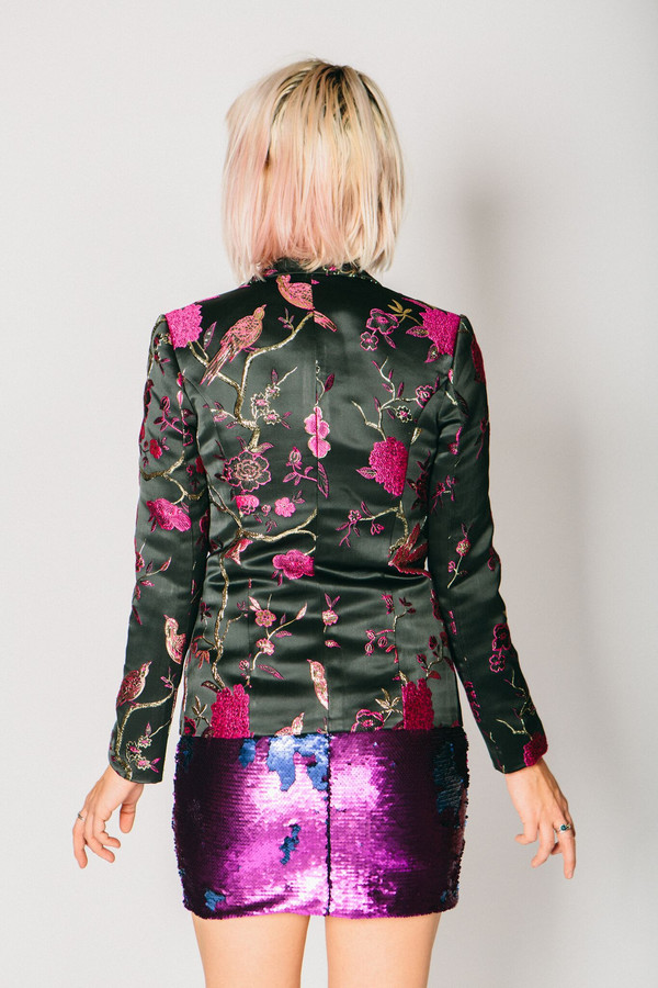 Any Old Iron Embroidered Floral Suit Jacket Any Old Iron Embroidered Floral Suit Jacket