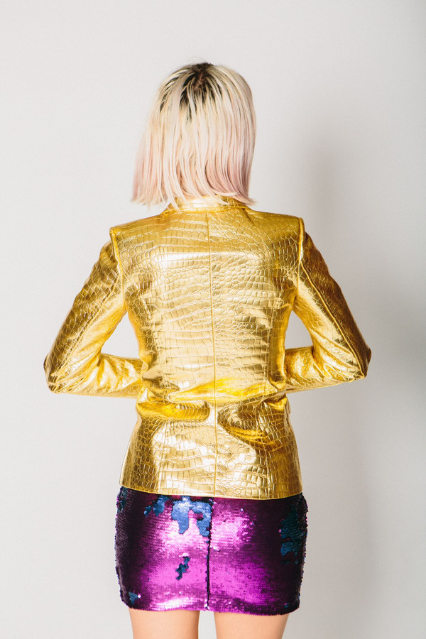 Any Old Iron Golden Croc Suit Jacket Any Old Iron Golden Croc Suit Jacket