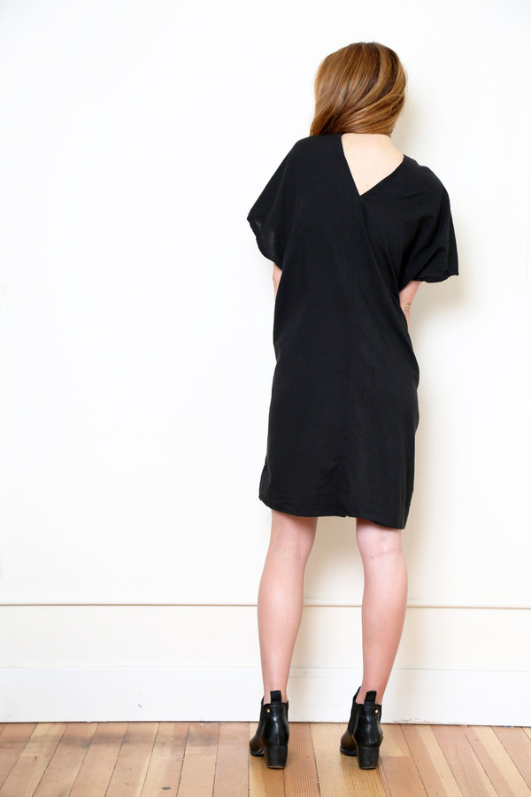 Uzi NYC uzi black v dress Uzi NYC uzi black v dress