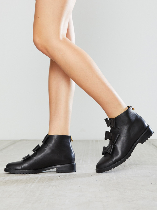 F-Troupe Leather Bow Boot F-Troupe Leather Bow Boot