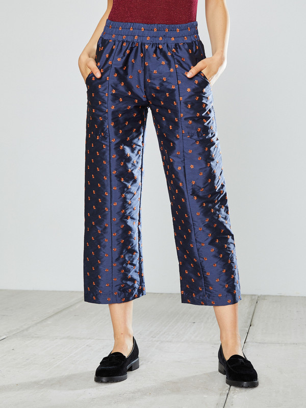 Nikki Chasin Patch Elastic Waist Pant Nikki Chasin Patch Elastic Waist Pant