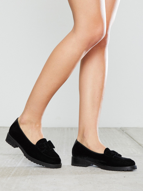 F-Troupe Velvet Bow Loafer F-Troupe Velvet Bow Loafer