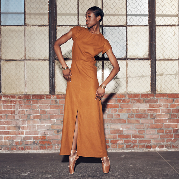 Ali Golden RAW SILK MAXI DRESS - BLACK Ali Golden RAW SILK MAXI DRESS - BLACK