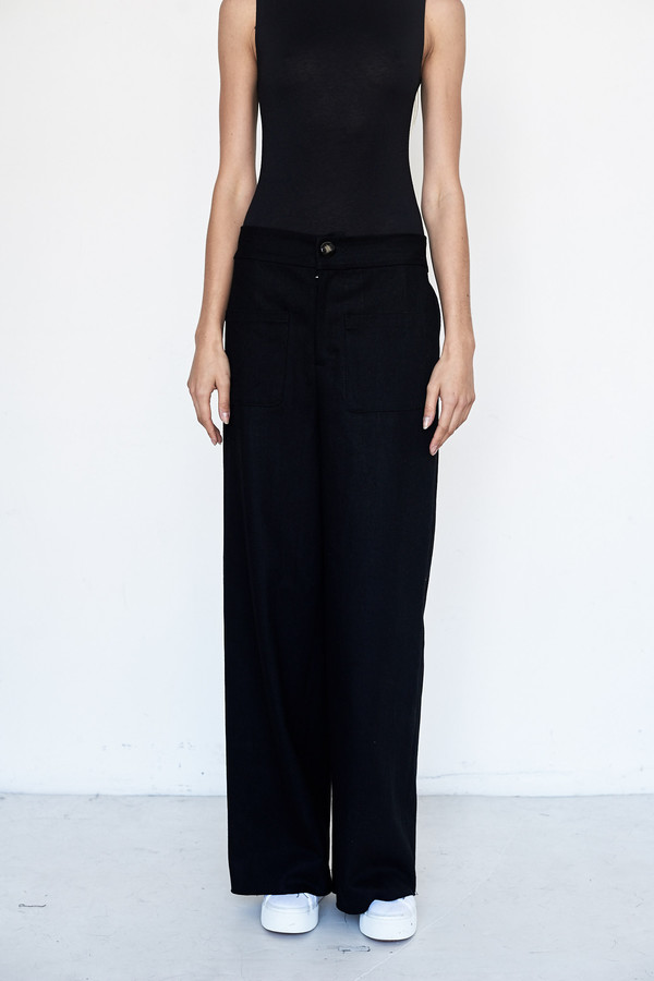 Index Series Cotton Wide Leg Trouser Index Series Cotton Wide Leg Trouser