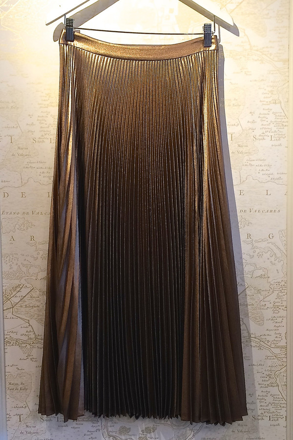 A.L.C. Metallic Pleated 'Bobby' Skirt A.L.C. Metallic Pleated 'Bobby' Skirt