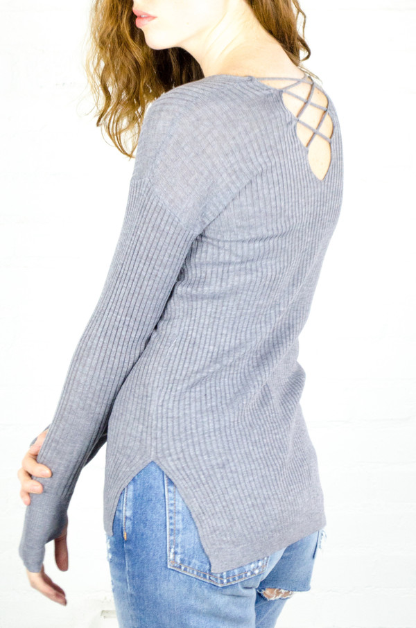 Heartloom Fog Evie Sweater Heartloom Fog Evie Sweater