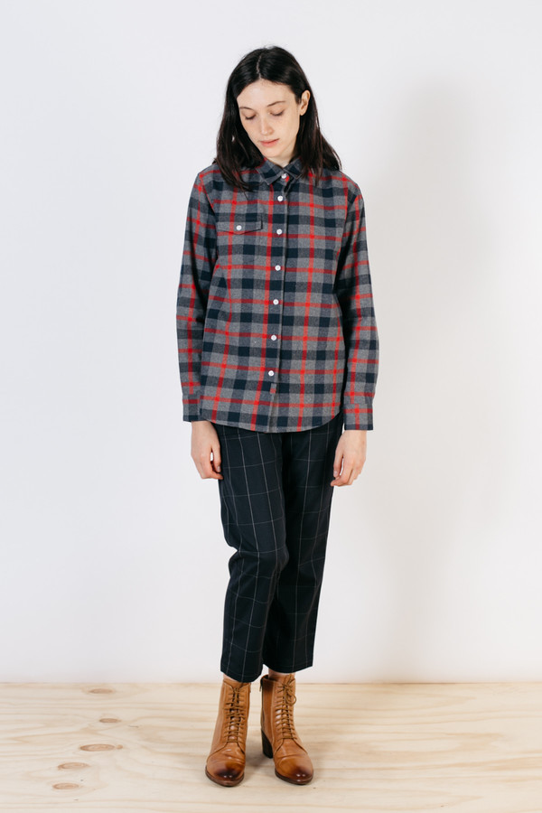 Bridge & Burn Bird Charcoal Plaid Bridge & Burn Bird Charcoal Plaid
