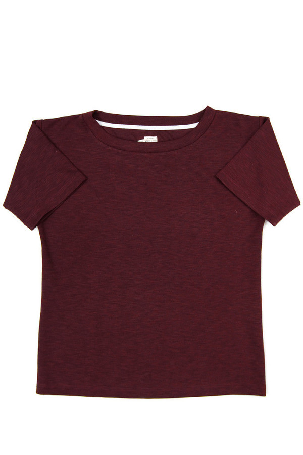 Bridge & Burn Elise Burgundy Slub Knit Bridge & Burn Elise Burgundy Slub Knit