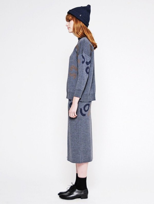 Diarte Riven Sweater Dark Grey Diarte Riven Sweater Dark Grey