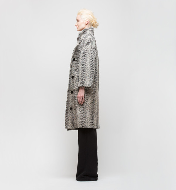 H. Fredriksson Kate Jacket Grey Color Tweed Wool H. Fredriksson Kate Jacket Grey Color Tweed Wool