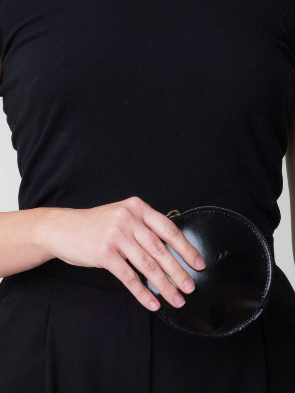 VereVerto Mon Circle Pouch Black VereVerto Mon Circle Pouch Black
