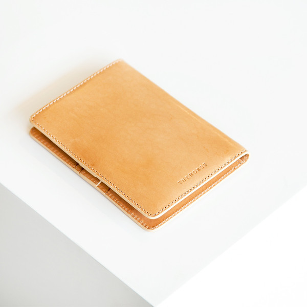 The Horse Passport Cover Vegetable Tan The Horse Passport Cover Vegetable Tan