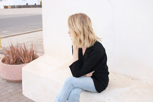 Muse Top in Black Cotton Gauze - one left! Muse Top in Black Cotton Gauze - one left!