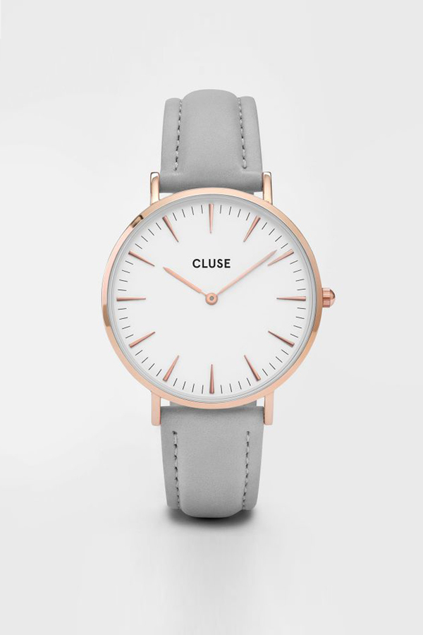 CLUSE WATCH La Boheme Rose Gold White/Grey CLUSE WATCH La Boheme Rose Gold White/Grey