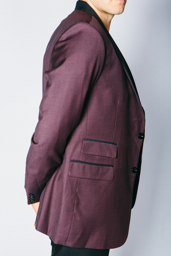 Men's Any Old Iron Classic Cashmere Blend Blazer - Ox Blood Men's Any Old Iron Classic Cashmere Blend Blazer - Ox Blood