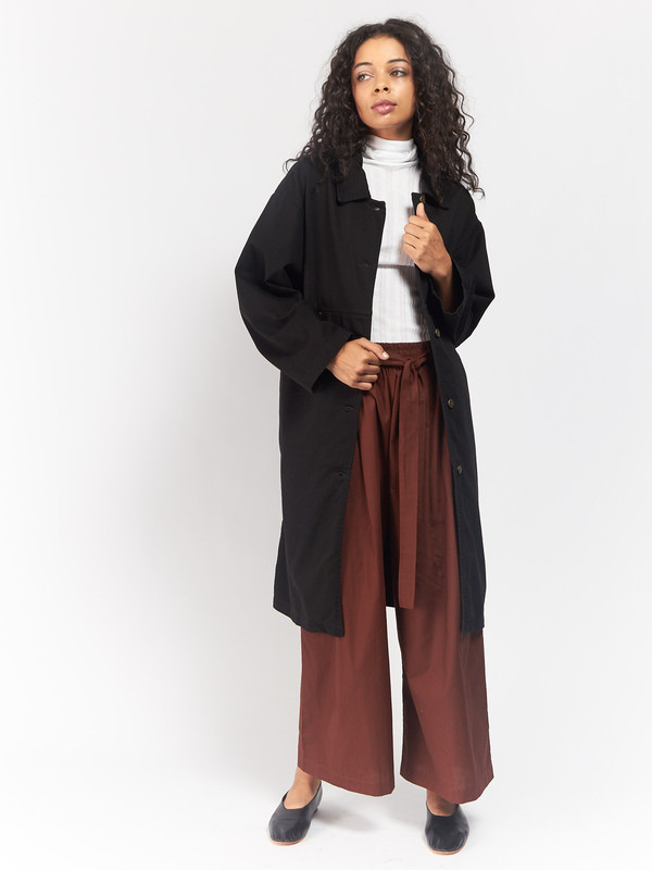 Unisex 69 Simple Coat Black Unisex 69 Simple Coat Black