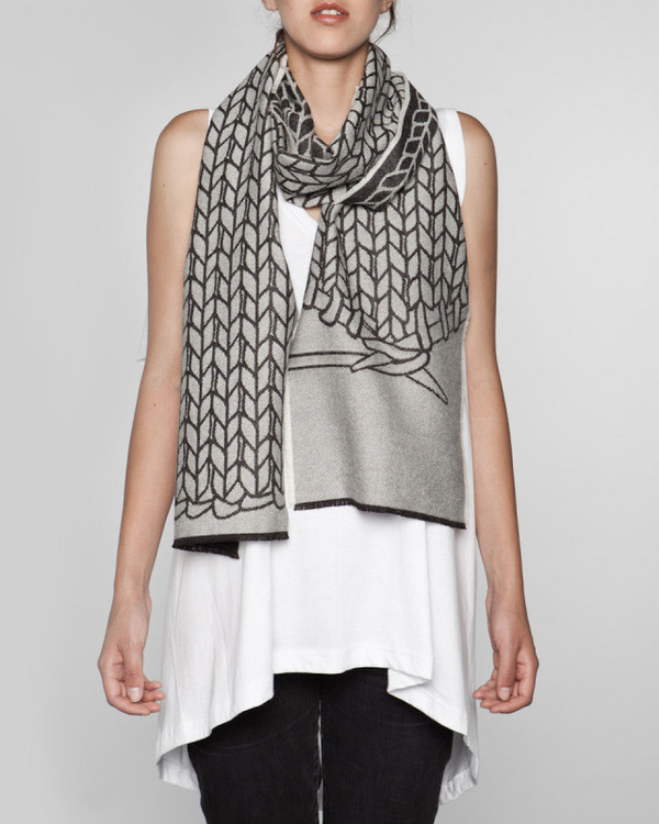 String Theory 'How to Knit' scarf String Theory 'How to Knit' scarf
