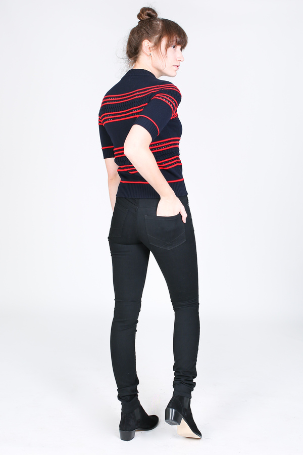 Raleigh Denim Workshop Haywood high rise skinny in black rinse Raleigh Denim Workshop Haywood high rise skinny in black rinse