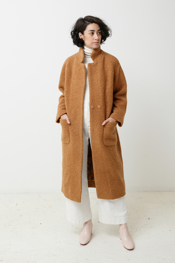 Ganni Fenn Coat - tobacco Ganni Fenn Coat - tobacco