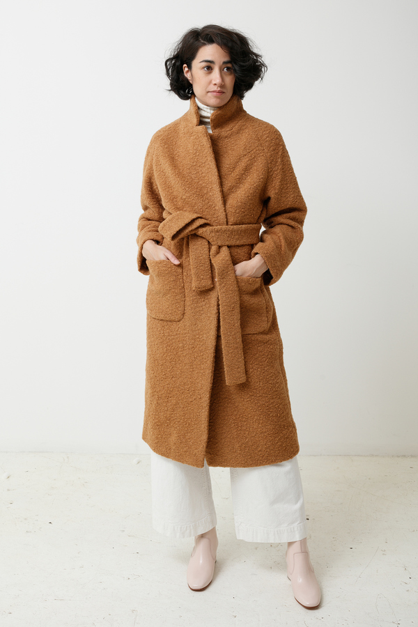 Ganni Fenn Coat - tobacco Ganni Fenn Coat - tobacco