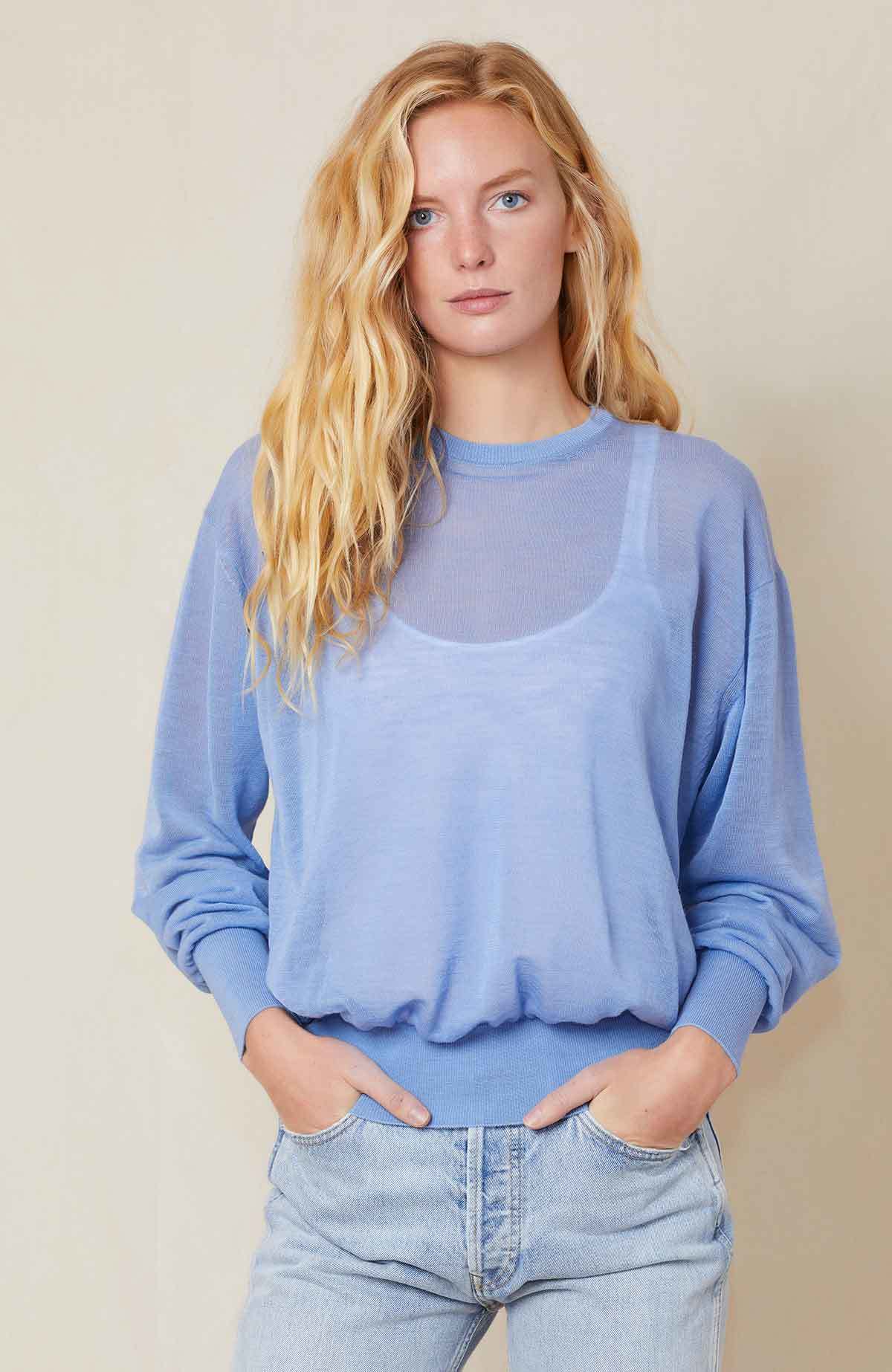 21ss HERILL Ramie Highgauge Cardigan 2