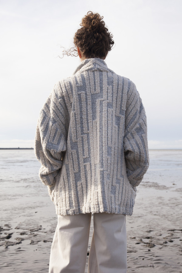 Horses Atelier HORSES PATCH POCKET GEOMETRIC KNIT Horses Atelier HORSES PATCH POCKET GEOMETRIC KNIT