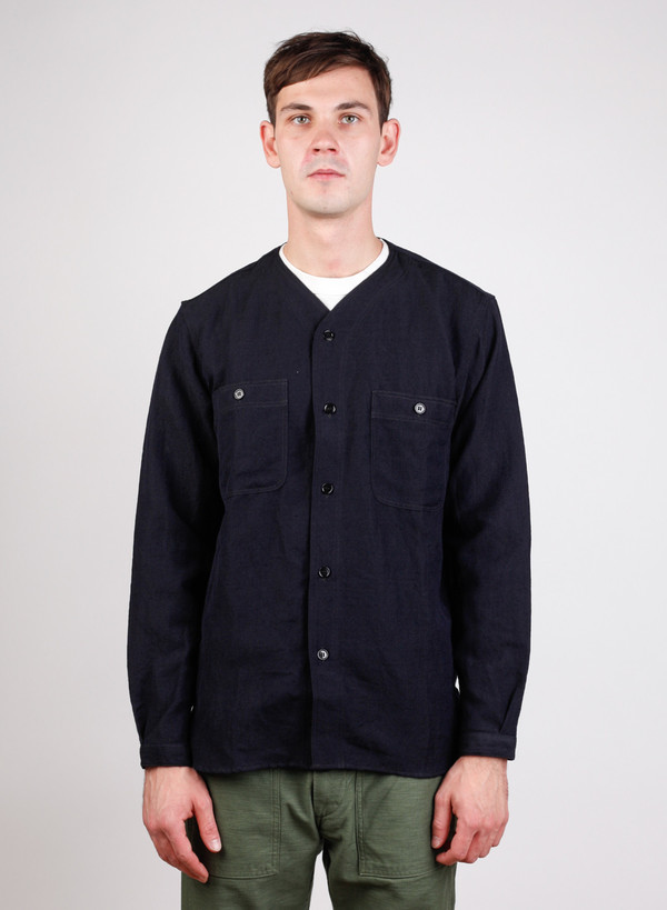 Men's Orslow Baseball Shirt Black Men's Orslow Baseball Shirt Black
