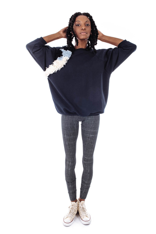 Kowtow Gridlines Legging (Gridlines on Black) Kowtow Gridlines Legging (Gridlines on Black)
