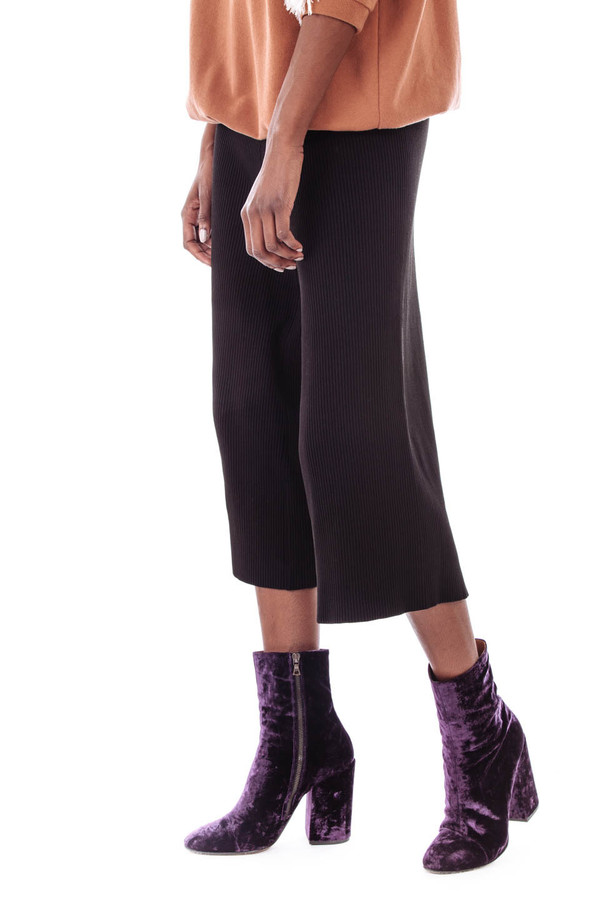 Nanushka Mosso Knit Culottes (Black) Nanushka Mosso Knit Culottes (Black)