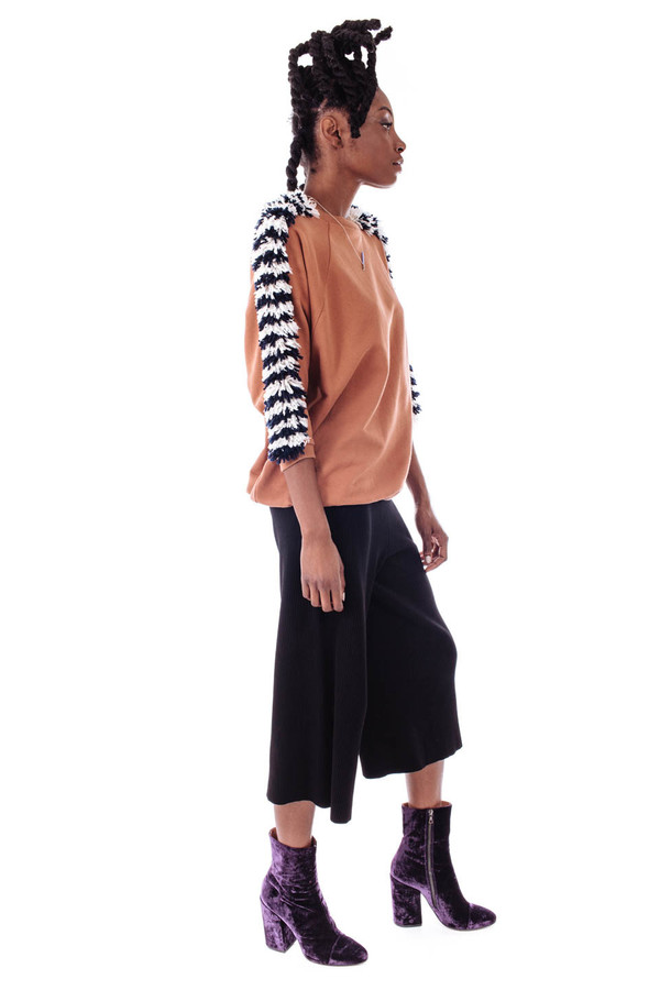 Sightline Sky Sweater (Maroon With Stripes) Sightline Sky Sweater (Maroon With Stripes)