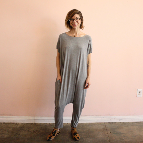 BIG FUN THING Big Fun Romper - gray BIG FUN THING Big Fun Romper - gray