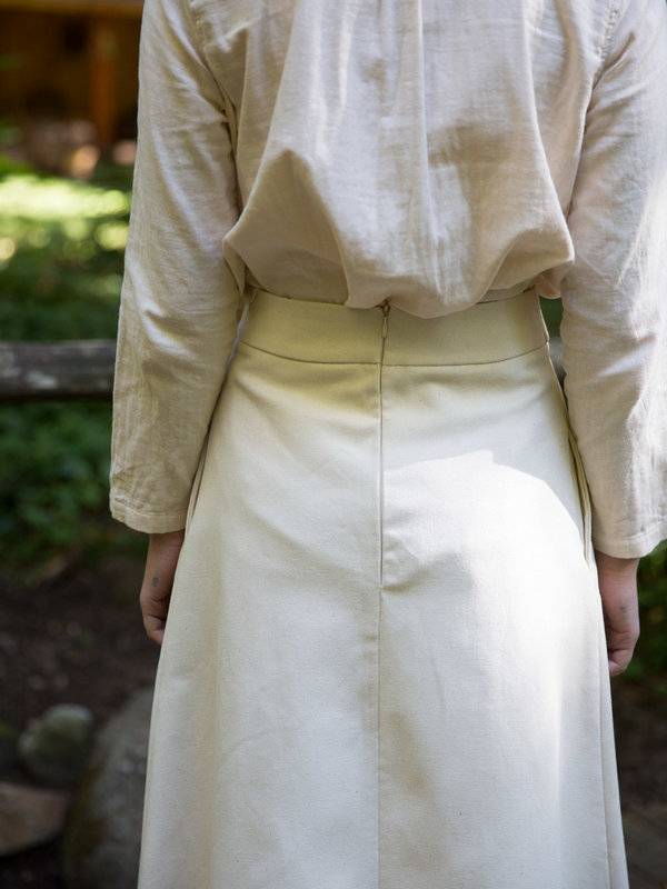 Sunja Link Natural Canvas Skirt Sunja Link Natural Canvas Skirt