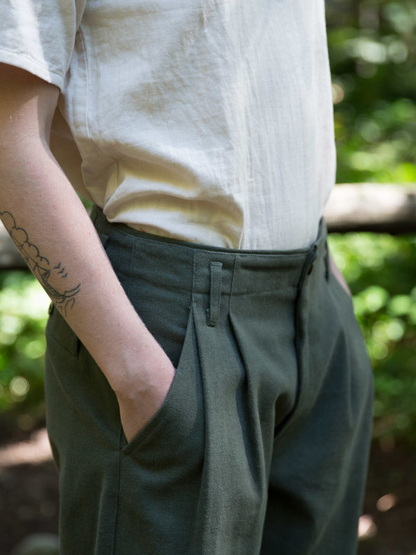 Nikki Chasin Dario Raw Edge Crop Pant Nikki Chasin Dario Raw Edge Crop Pant
