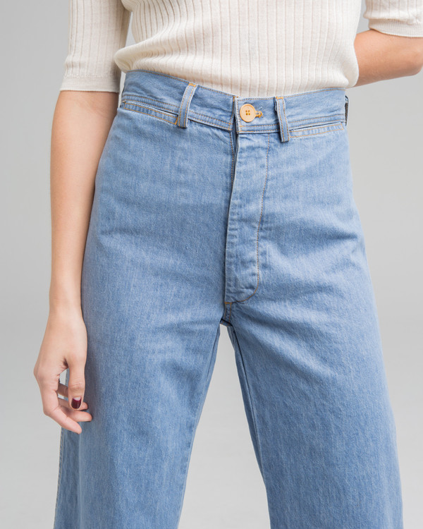 Caron Callahan Stewart pants in denim Caron Callahan Stewart pants in denim