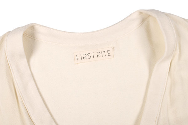 First Rite Cream Crossover Top First Rite Cream Crossover Top