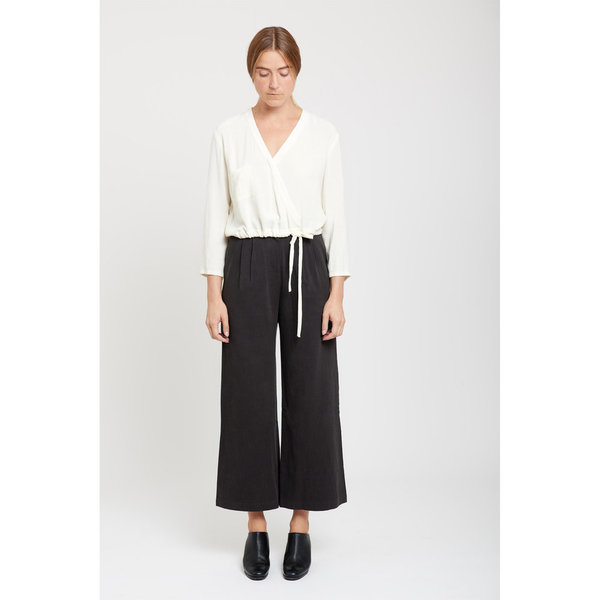First Rite Cream Crossover Top First Rite Cream Crossover Top