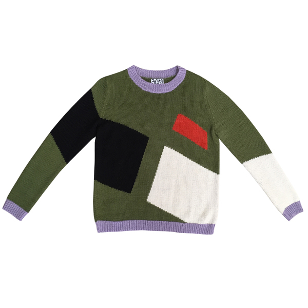Dusen Dusen BLOCK PULLOVER SWEATER Dusen Dusen BLOCK PULLOVER SWEATER