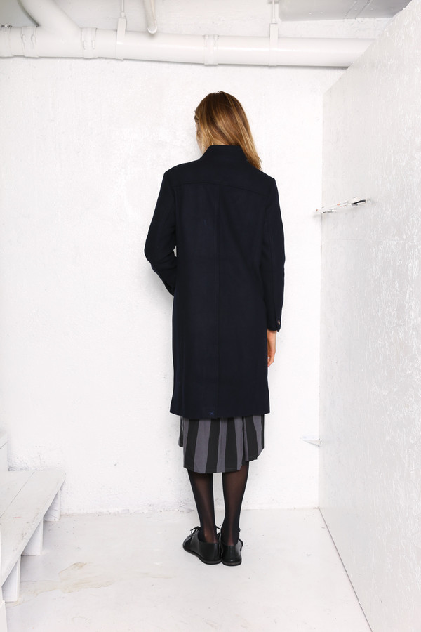 Intentionally Blank HOUSTON military coat Navy wool Intentionally Blank HOUSTON military coat Navy wool
