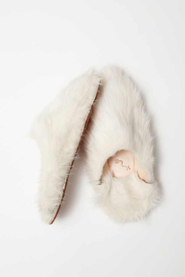 Bronze Age Yoon Plush Babouche - halo white Bronze Age Yoon Plush Babouche - halo white